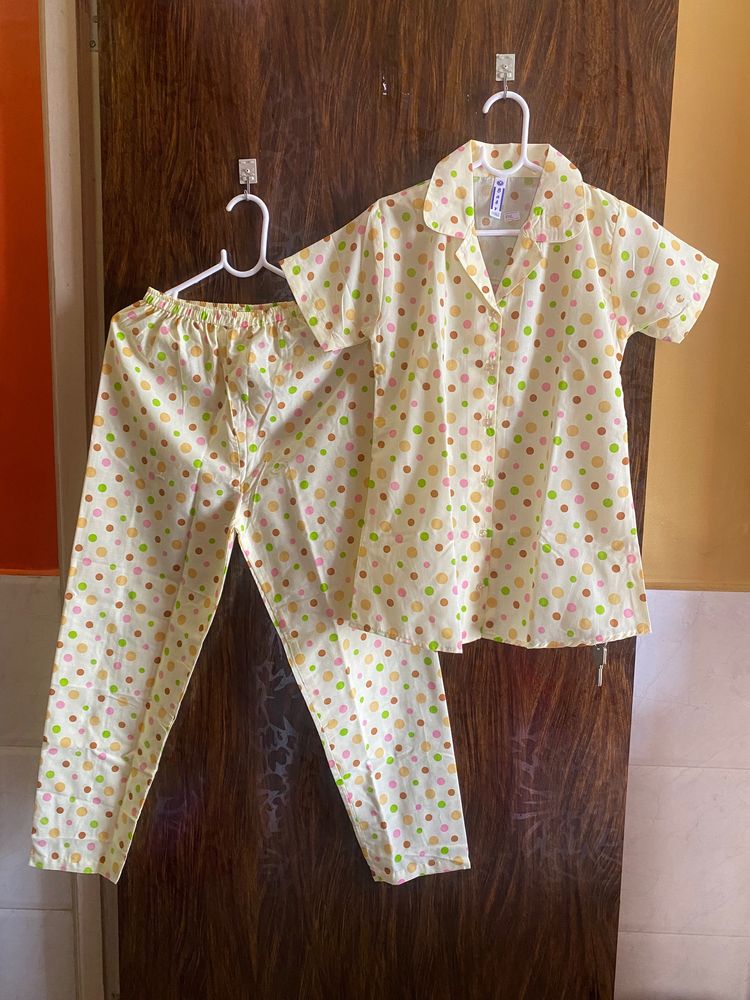 10-12 Year Girl Night Suit