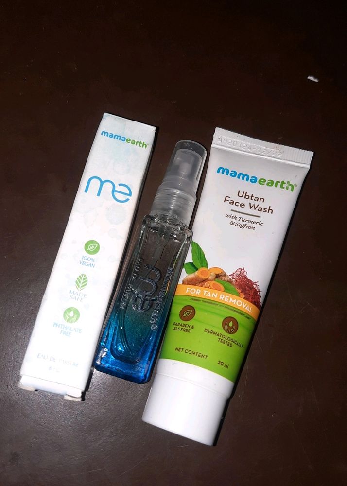 Mama Earth Face Wash And Perfume