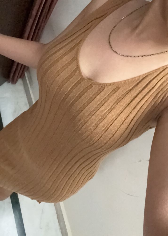 brown Casual/party Dress