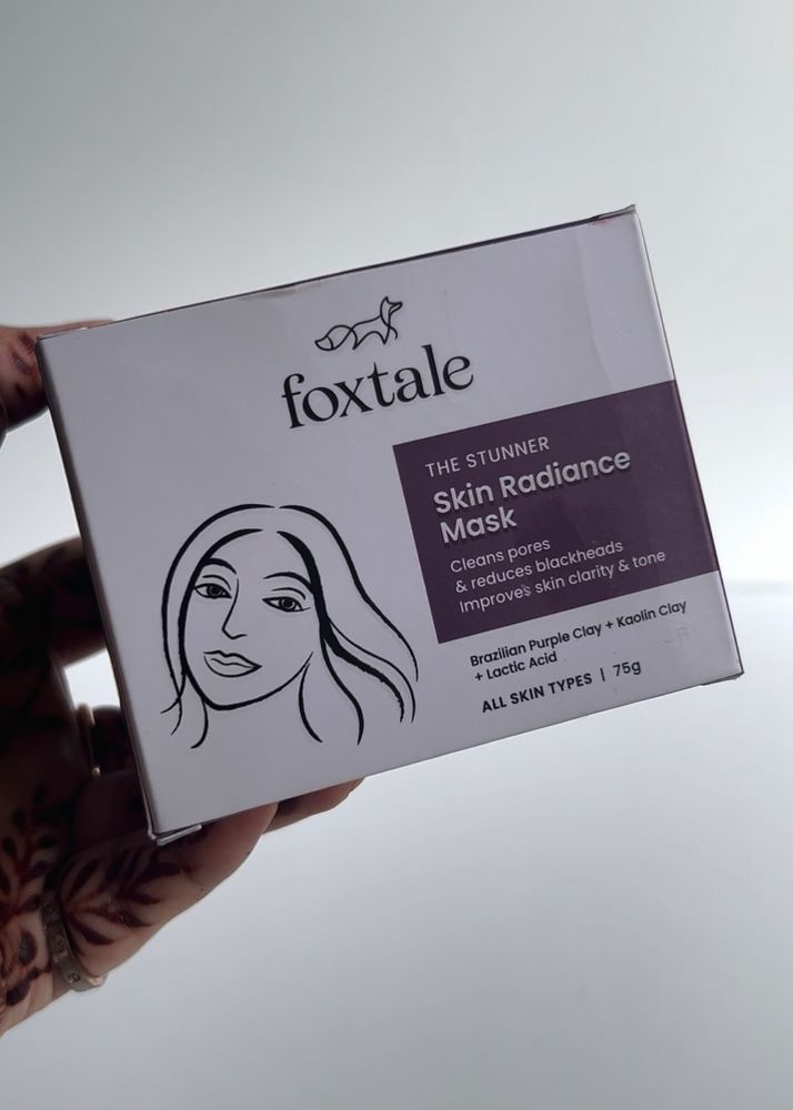 Foxtale Skin Radiance Mask Brazillian Purple Clay