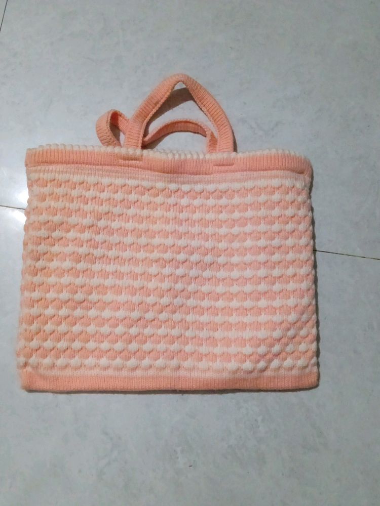 Handmade Baby Pink Handbag