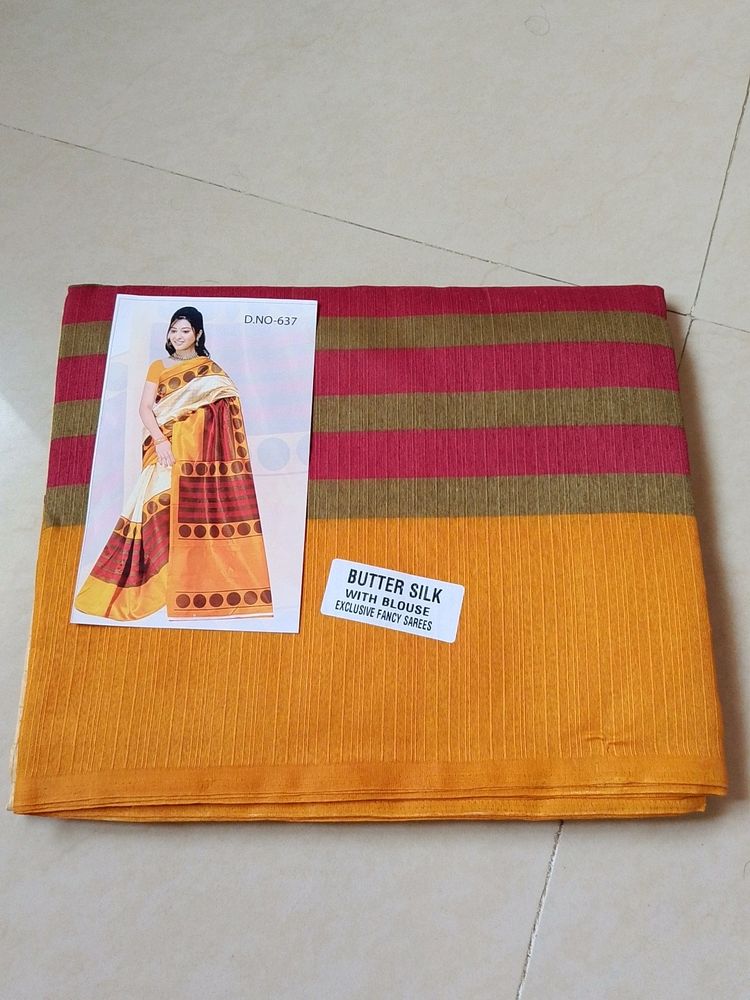 New Butter Silk Saree