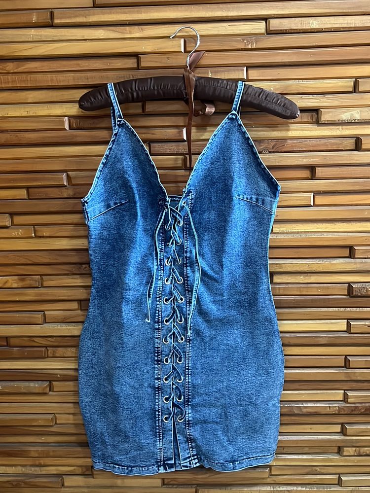 Super Cool Denim Mini Dress