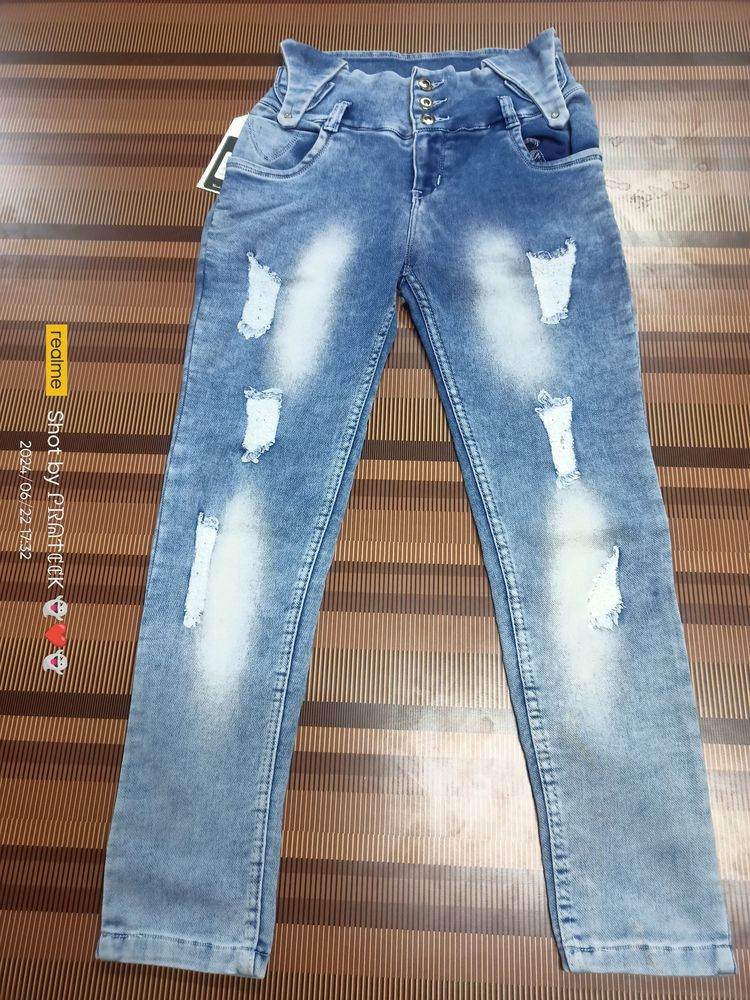 (M-28) 28 Size Slim Fit Denim Jeans