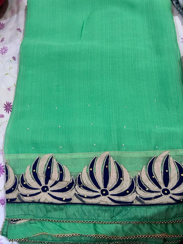 Green Saree