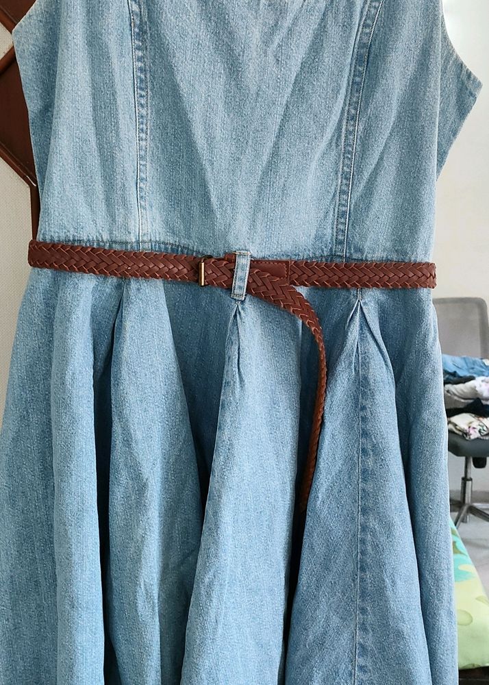 Denim Dress In Excellent Condition