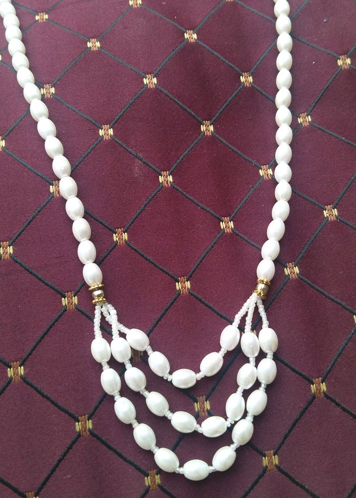 White Necklace🤍✨For Girls