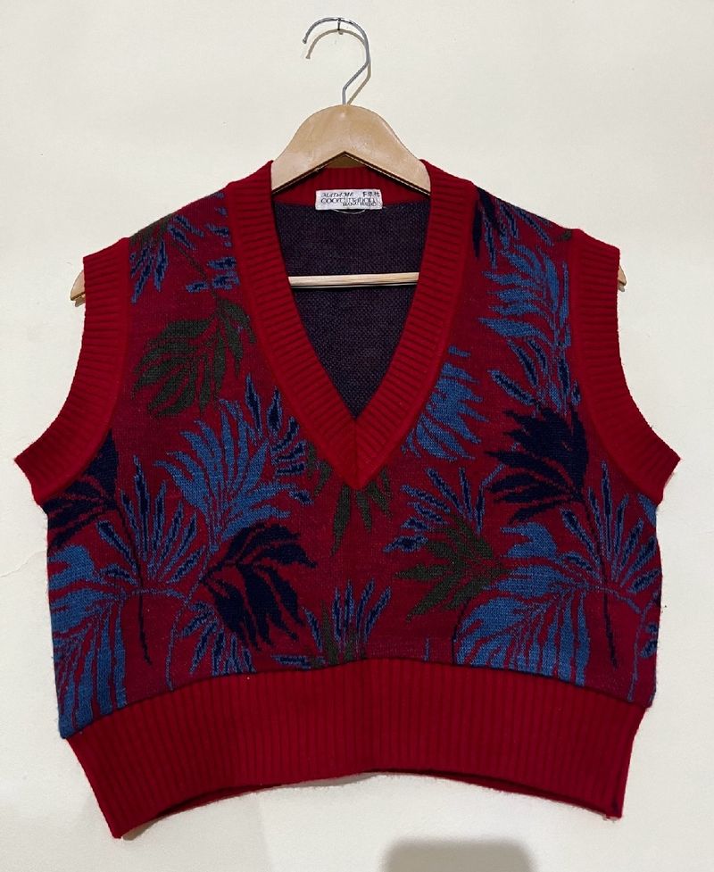 Crop Vest Sweater