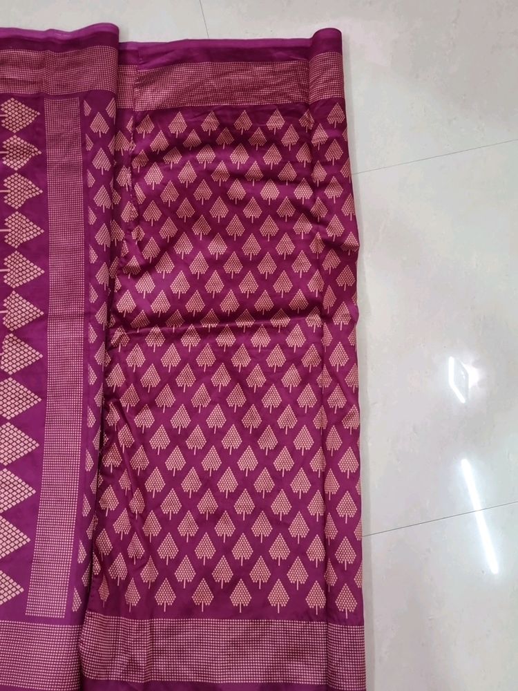 wine colour saree