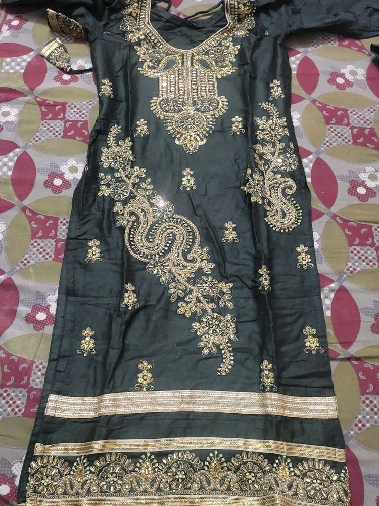 NEW HEAVY WORK KURTA SET 🤩