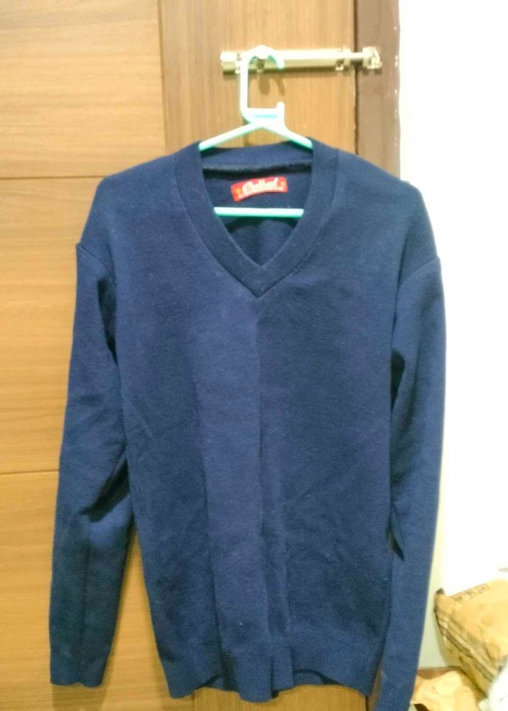 V Neck Woolen Sweater