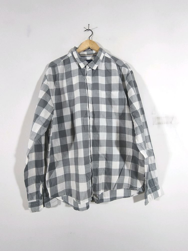 Grey Shade Checks Shirt (Men's)