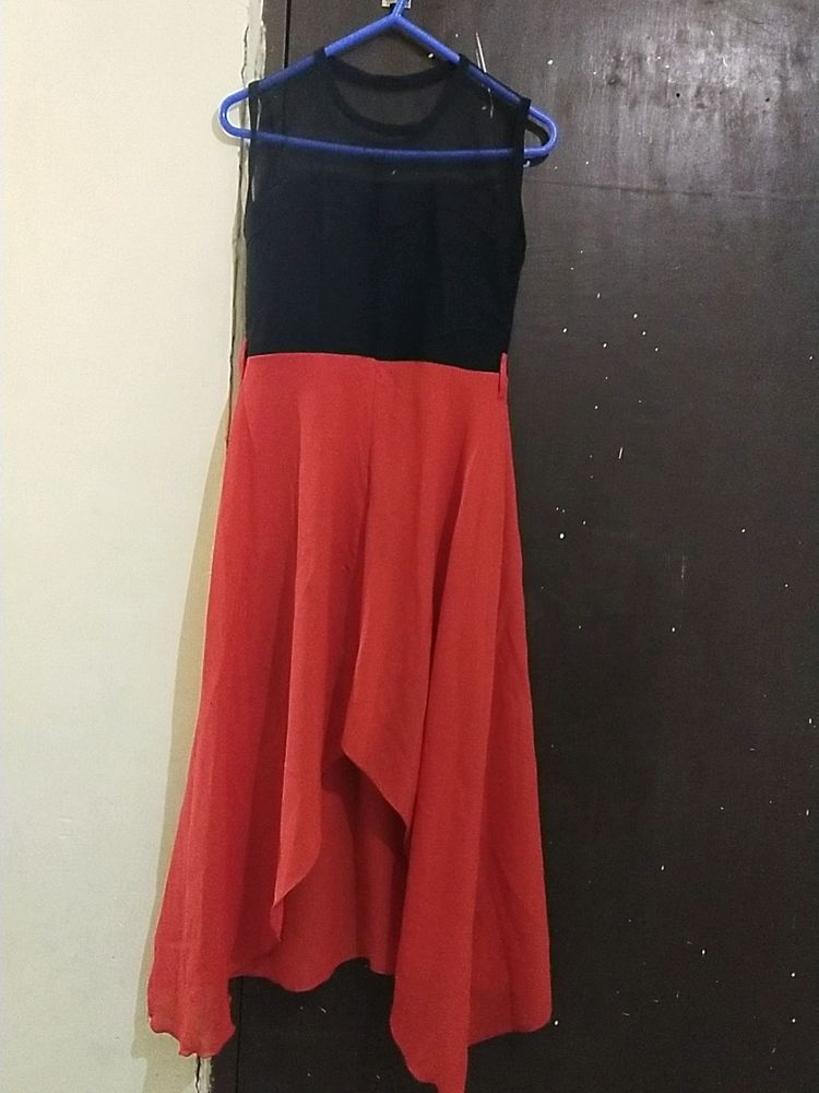 Red & Black Short One Peice.