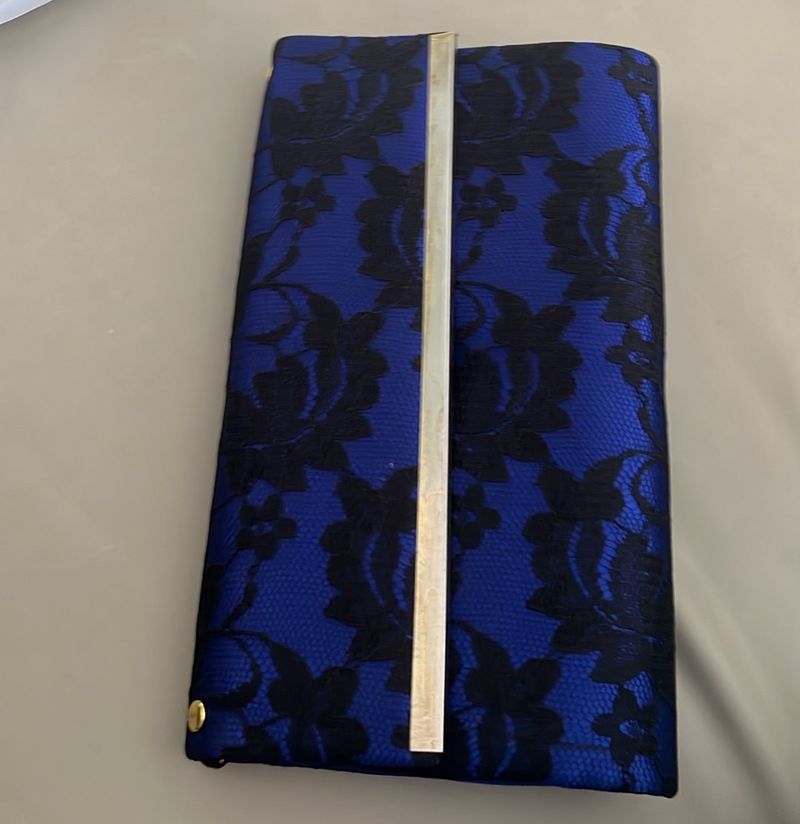 Blue Party Clutch