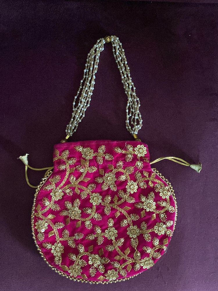 Rani Pink Pottli Bag