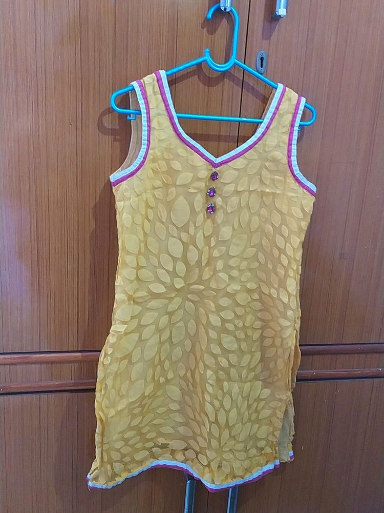 Yellow Kurti