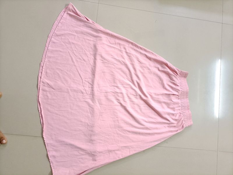 Pink Colour Peticoat Skirt