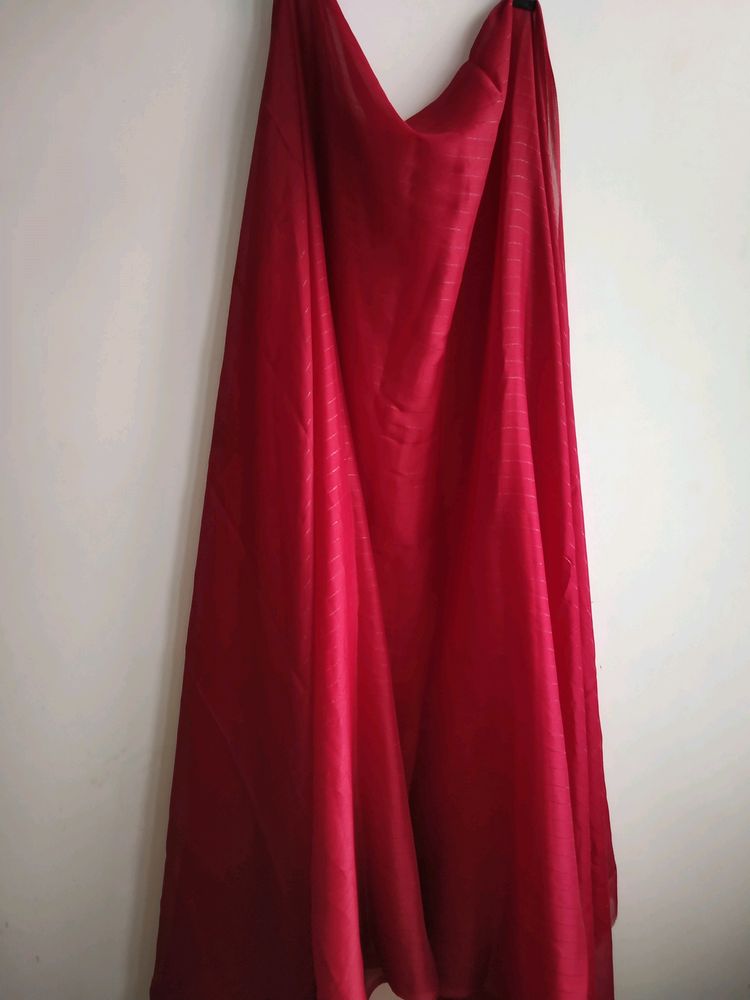 BLOOD RED SAREE/FABRIC