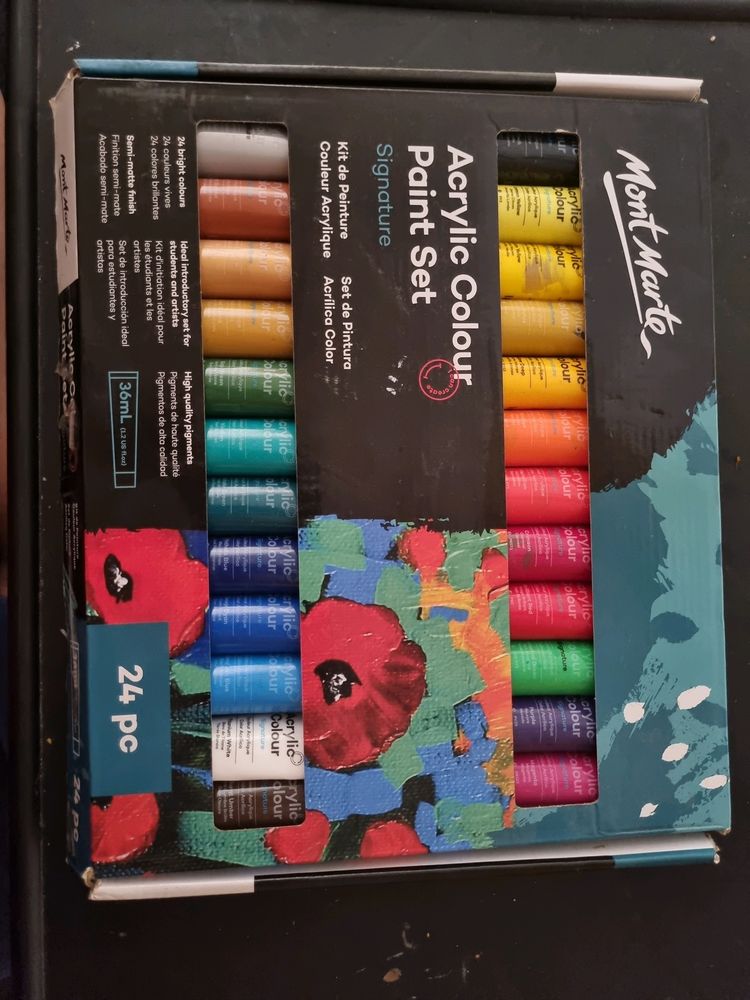 Mont Marte Acrylic Colour PAINT SET OF 24