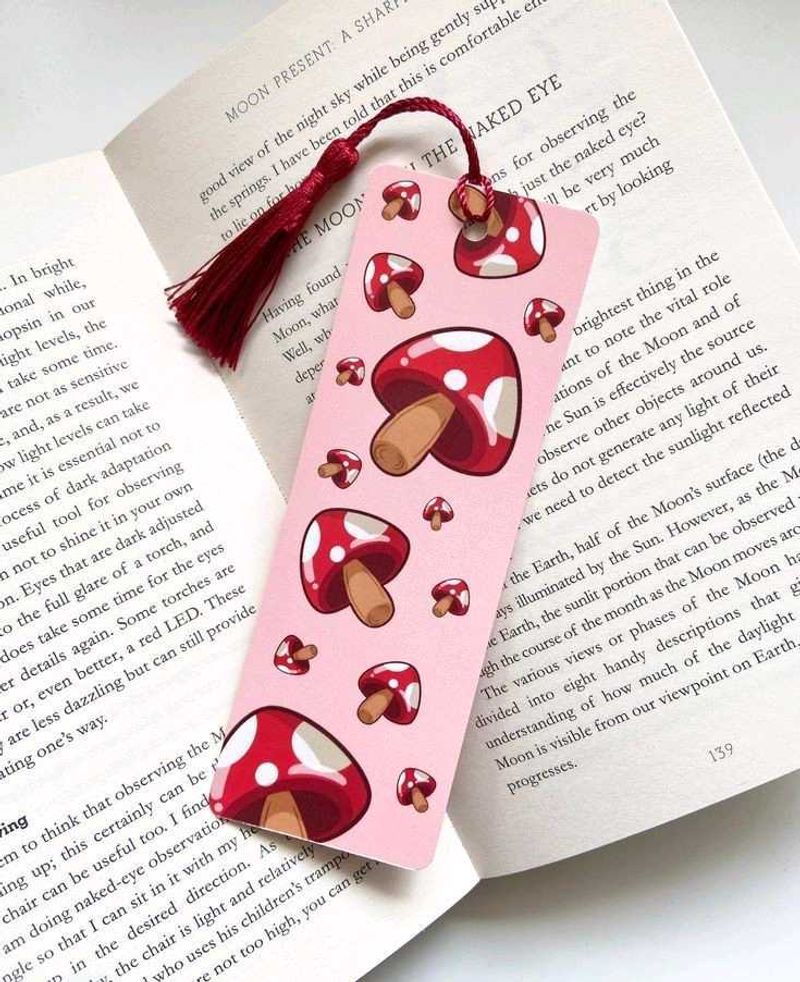 Customized Bookmark 🍄❤️