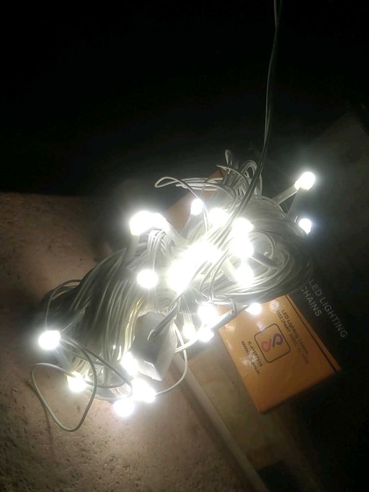 Diwali Light -white 15 Meter New With Box