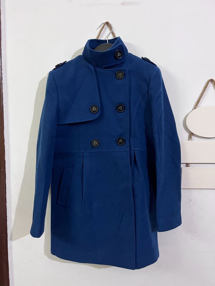 Navy Blue Overcoat