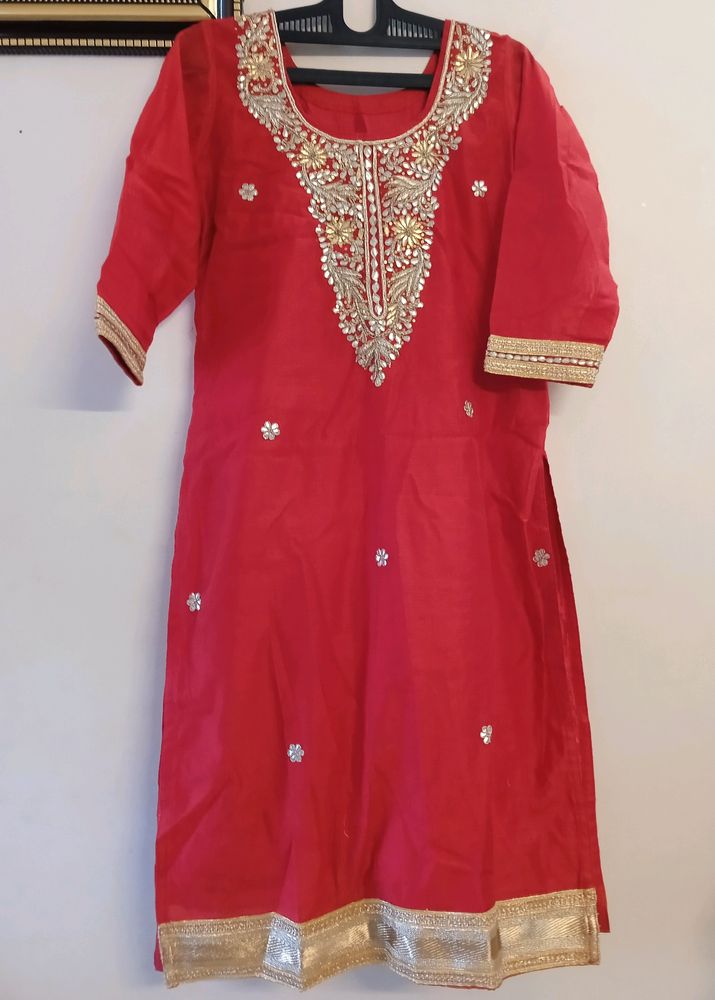 3 Piece Kurta Set ,kurti ,dupatta And Salwar