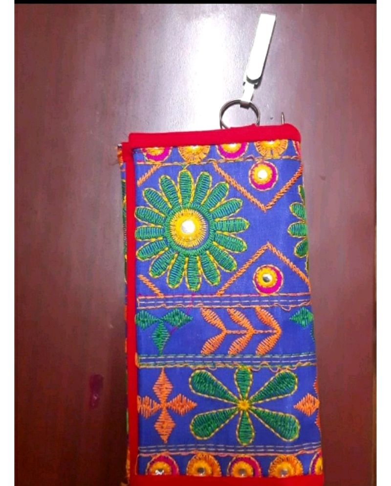 Embroidered Clutch For Women