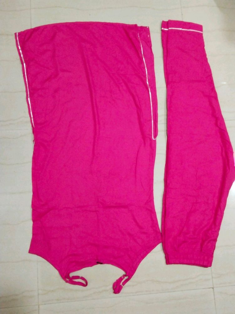 Dark Pink Kurta Set | Without Dupatta