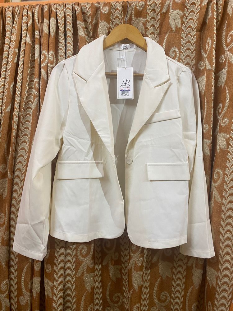 Turkish Brand White Blazer