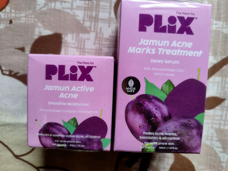 Plix Serum+moisturizer Combo
