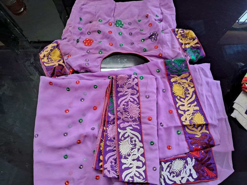 Embroidery Saree