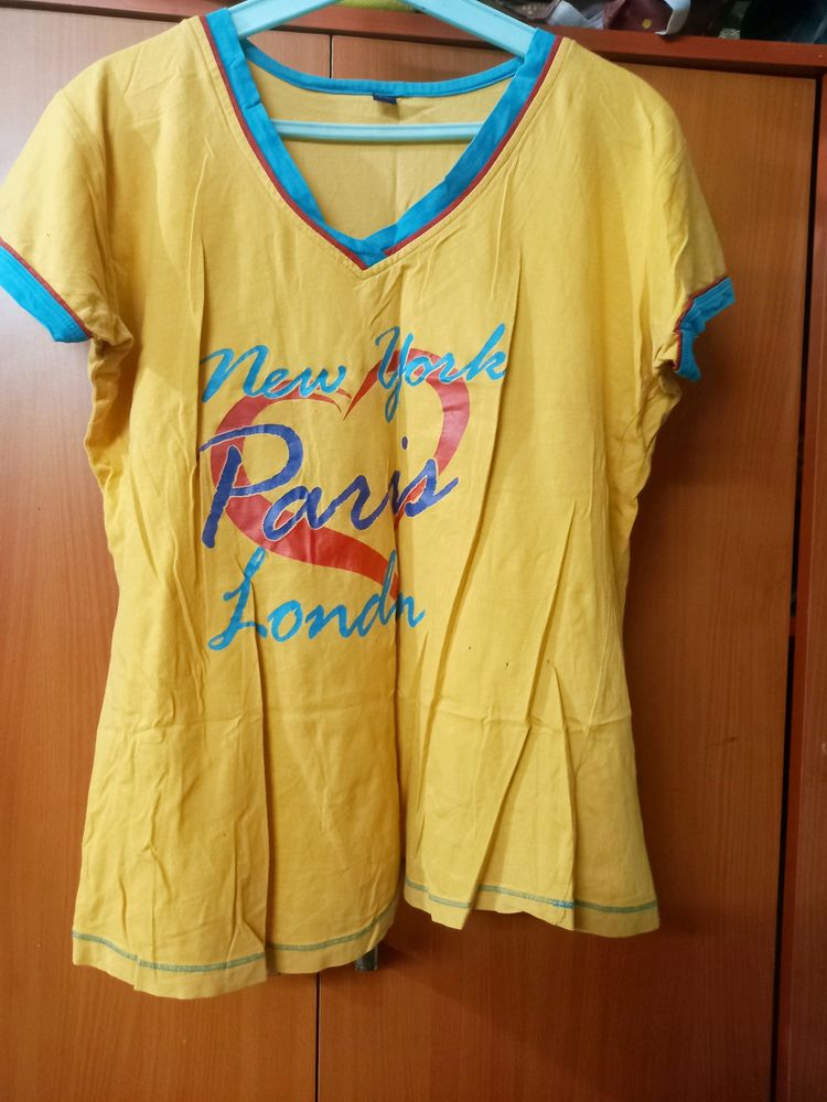 Yellow T Shirt (XL size)