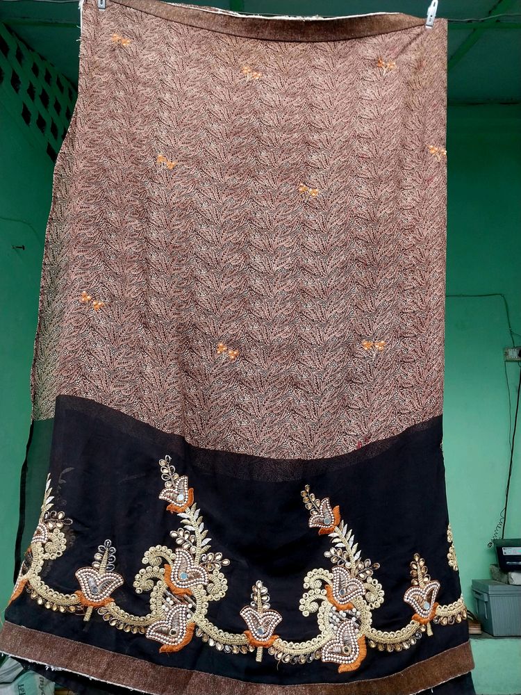 A Beautiful Embroidery Saree