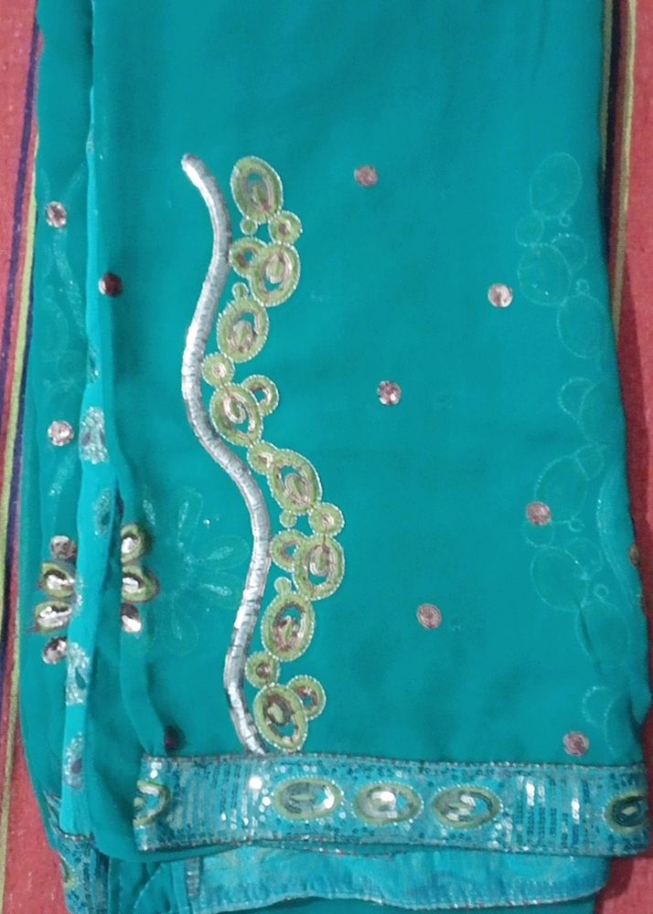 Green Saree