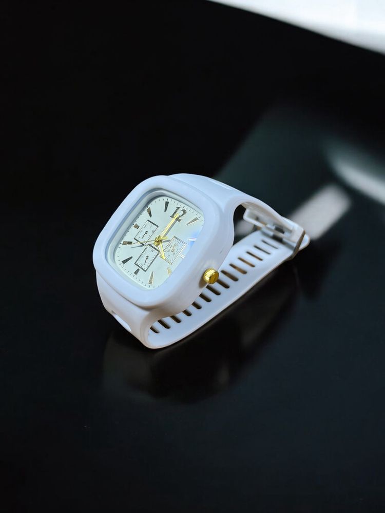 Analog White Watch