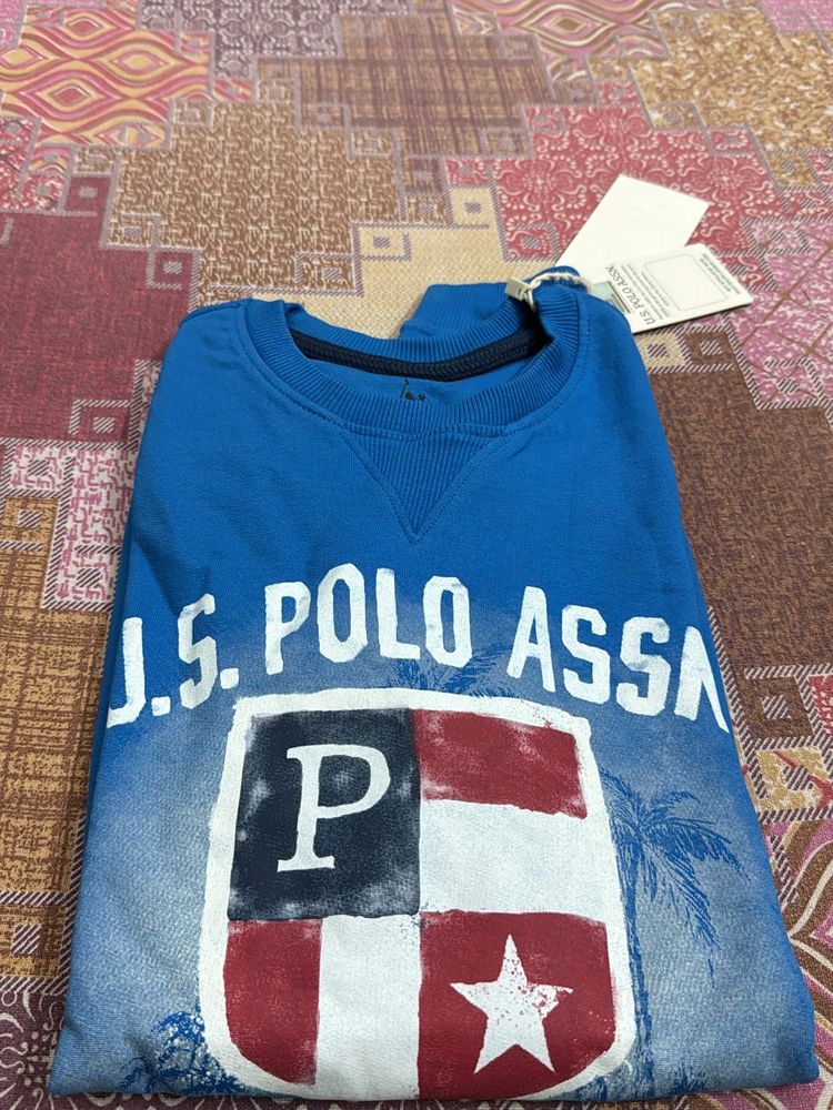 US Polo Blue Sweatshirt For boys