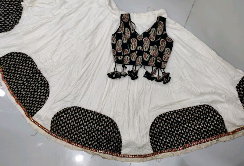 White Chaniya Choli Set