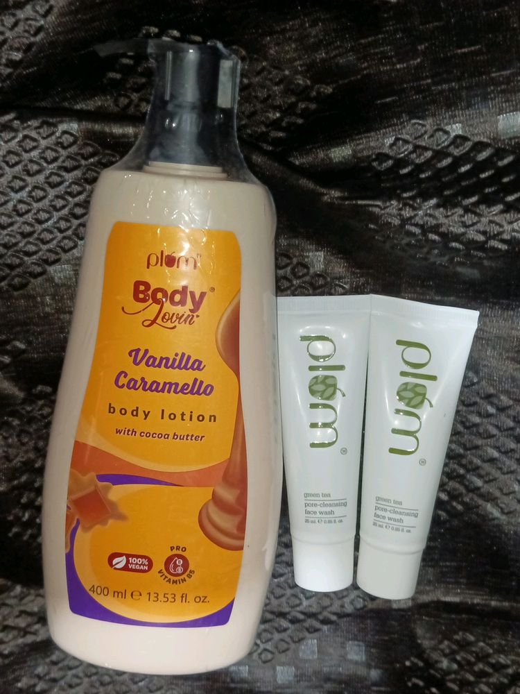 Vanilla Caramello Body Lotion And Face Wash