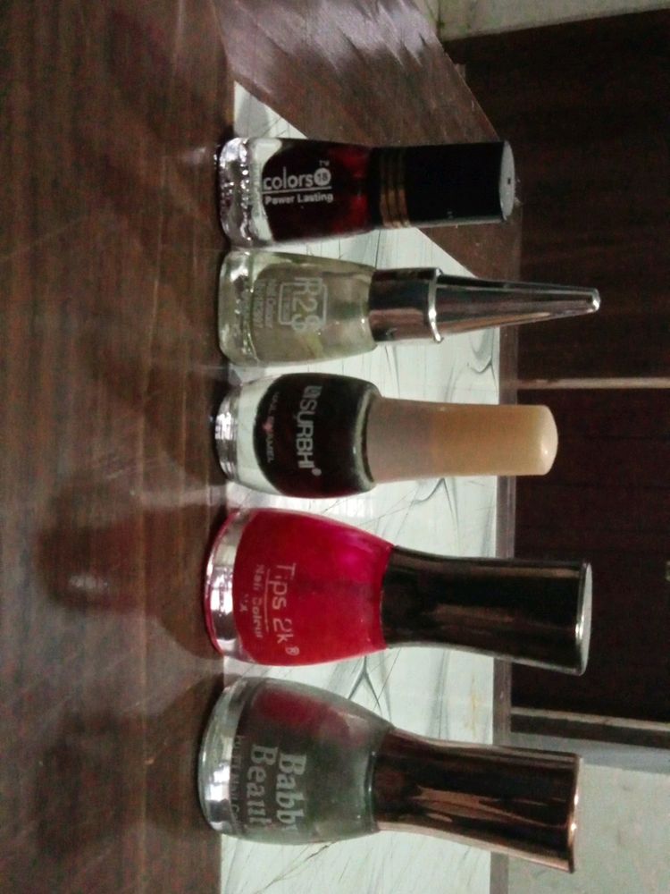 Combo Of 5 Nailpolish