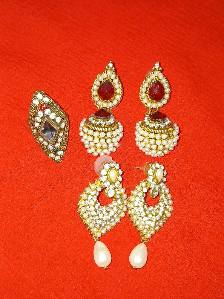 Earrings With Ring