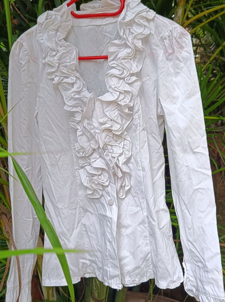 White  formal Shirt for women