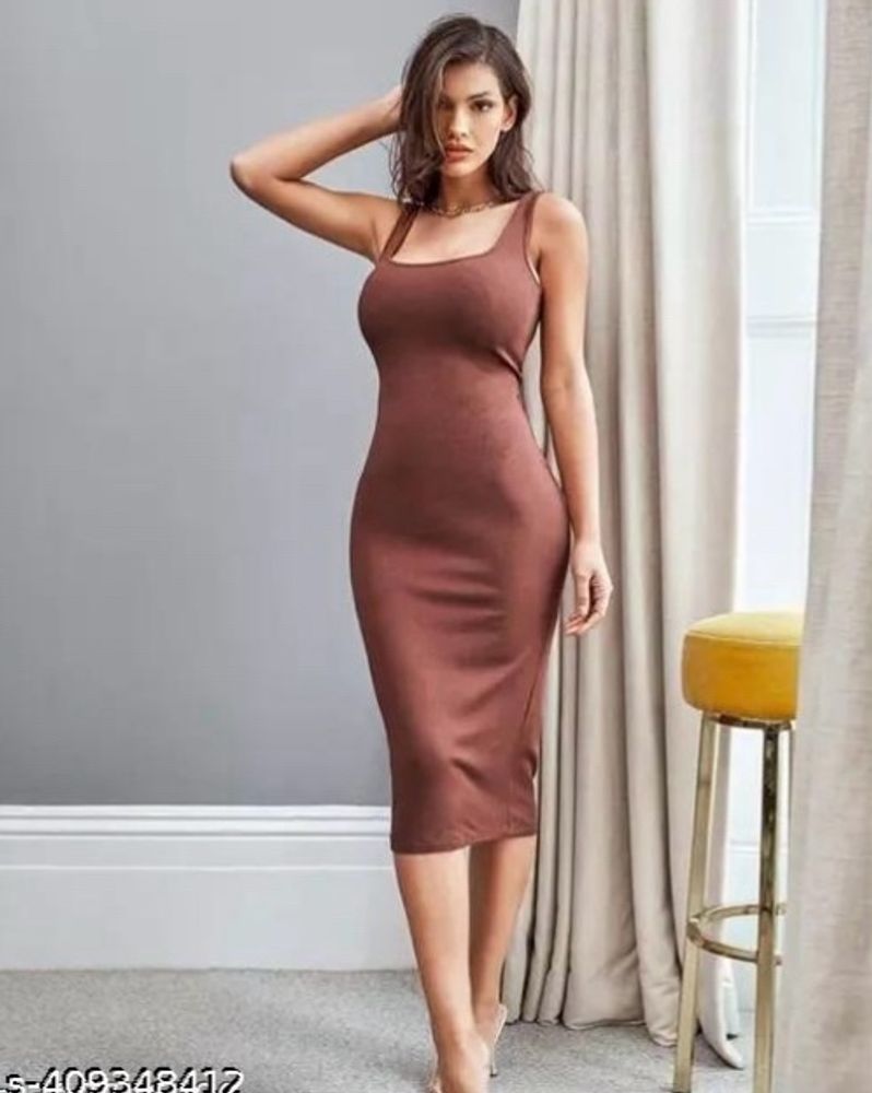 Coffee Brown Dress