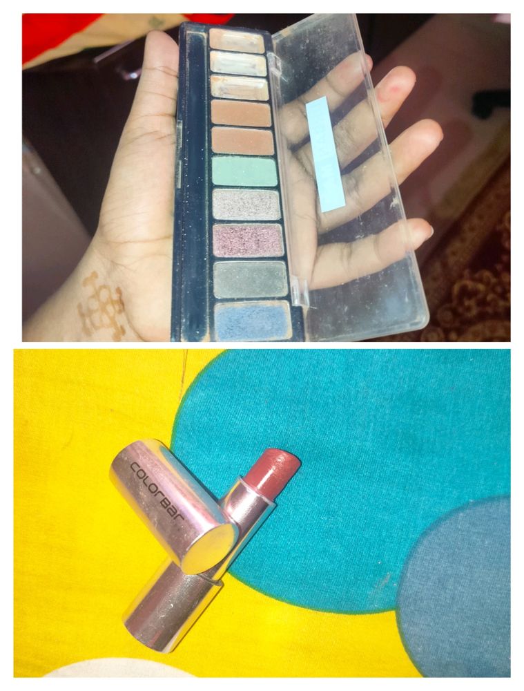 Combo-Colorbar Lipstick and Eyeshadow Palette