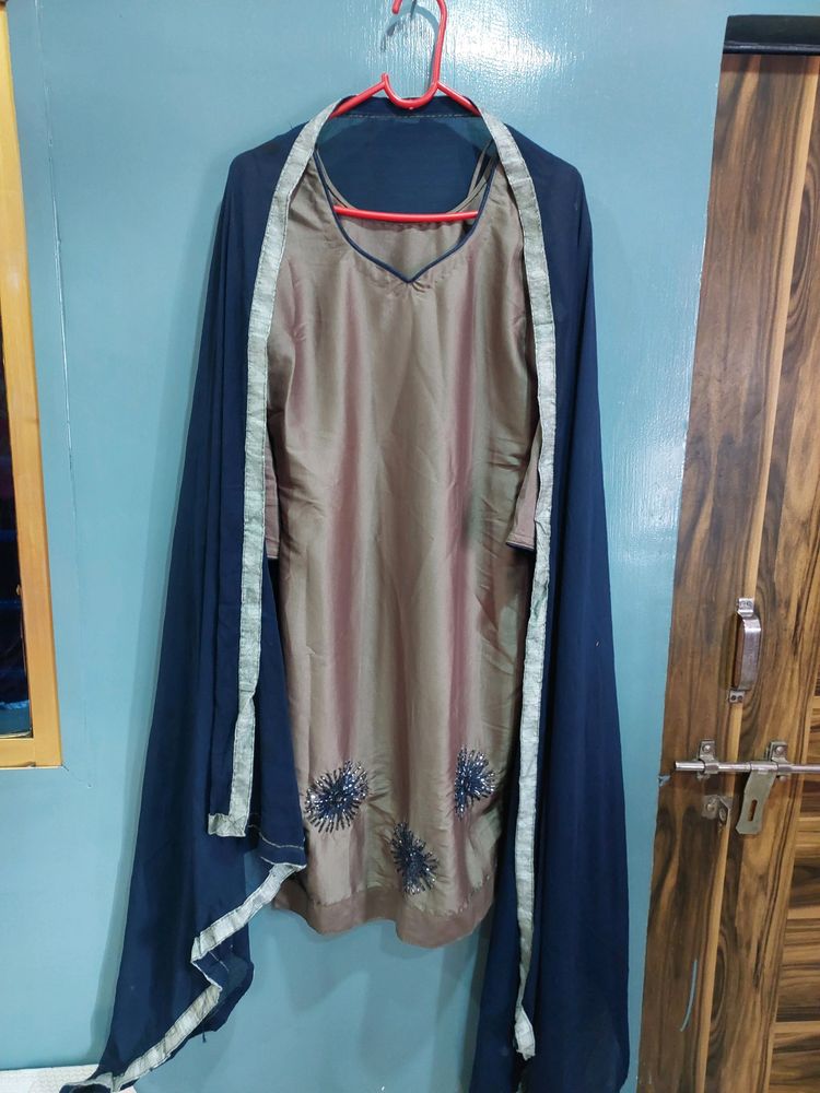 Pakistani Silk Kurta Salwar Suit