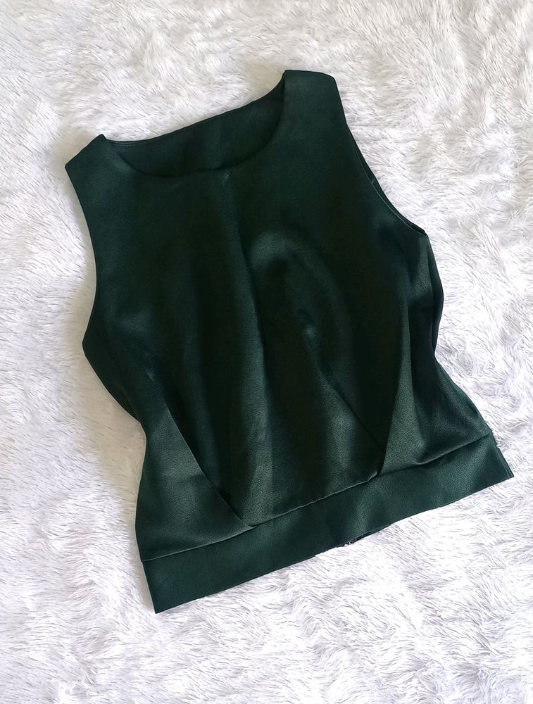 Bottle Green Top/Blouse