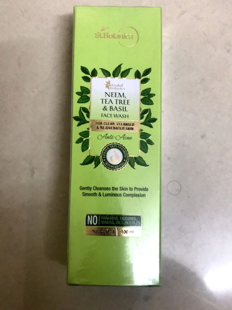 NEEM TEA TREE & BASIL FACEWASH