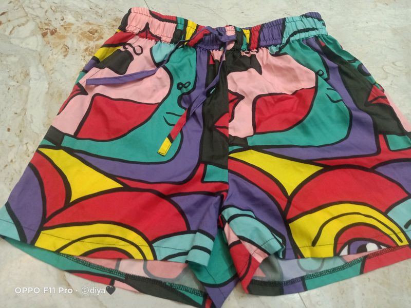 Colourful Printed Shorts