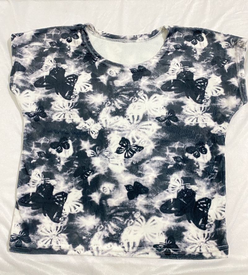 Aesthetic Butterfly Crop Top