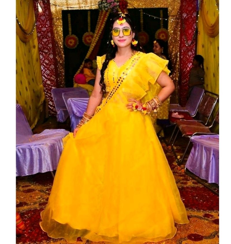 Haldi Ceremony Bridal Lehenga